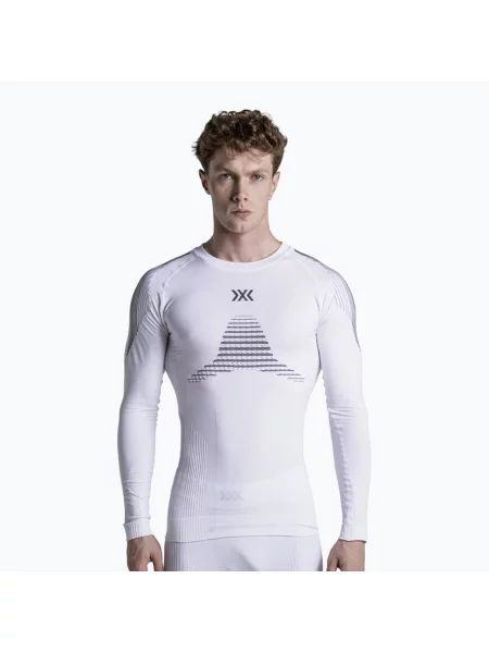 Мъжки термоактивен суитшърт X-Bionic Invent x white бяло
