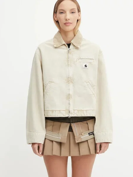 Carhartt WIP jachetă de W Emery de tranziție bej