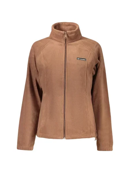 Geacă Columbia din fleece maro
