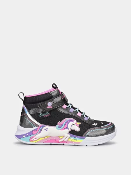 Детские ботинки Skechers черные
