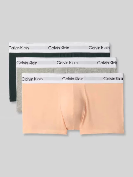 Obcisłe bokserki o kroju slim fit z mieszanka bawełny w zestaw 3 szt. Calvin Klein Underwear