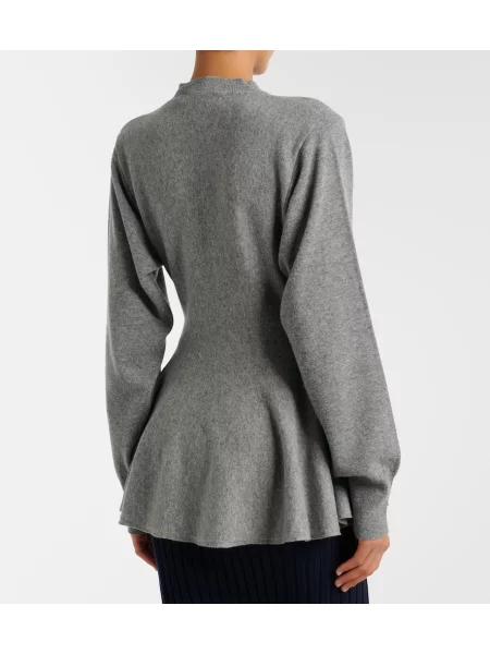 Top Stella Mccartney de lână gri