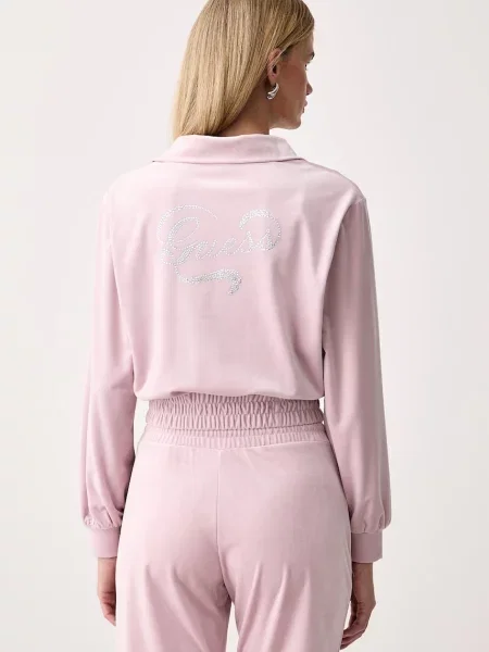 Велюровый свитер Guess