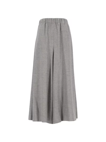 Pantaloni Dusan de flanelă gri