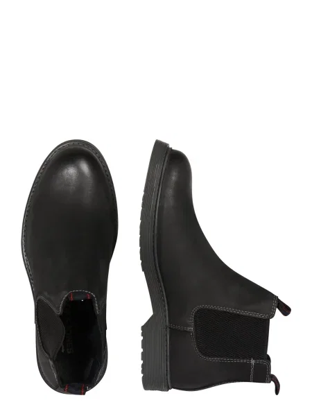 JACK & JONES Ghete chelsea Leyton' negru
