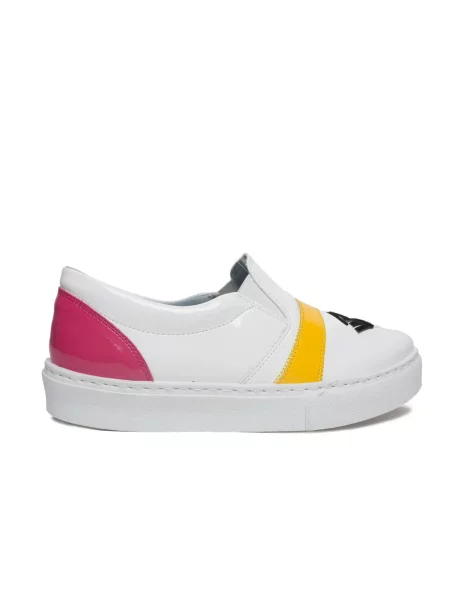 Sneakersy Chiara Ferragni Collection skórzane wsuwane białe