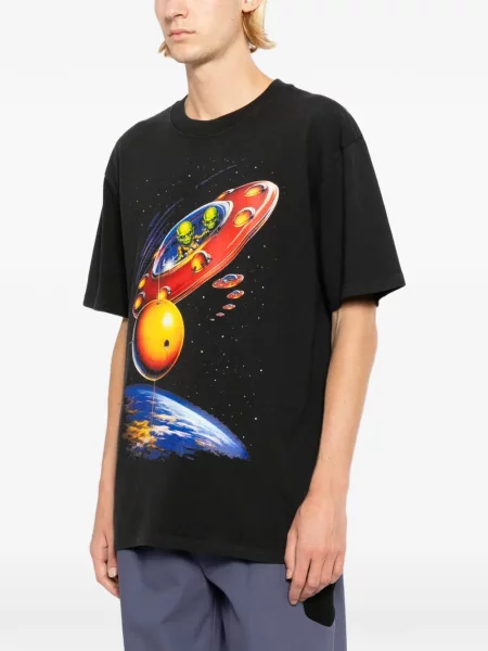 Tricou Melt cu imagine negru