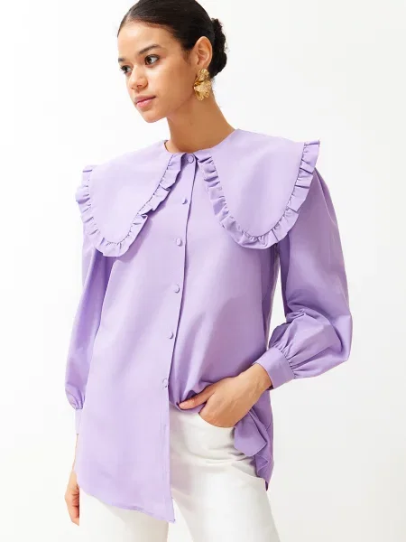 Cămașă copii Trendyol violet