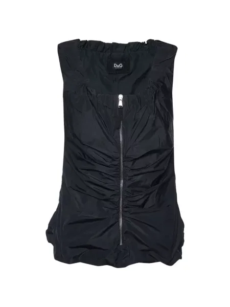 Top D&g Preowned cu volane negru