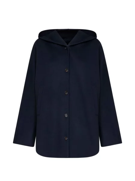 Palton 's Max Mara cu glugă albastru