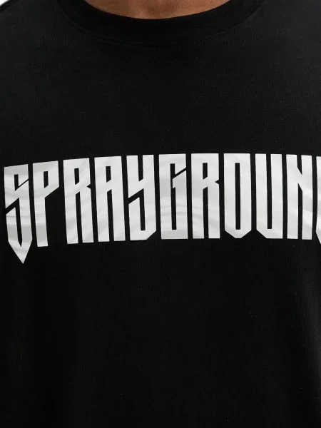 Tricou Sprayground cu dungi de tigru negru
