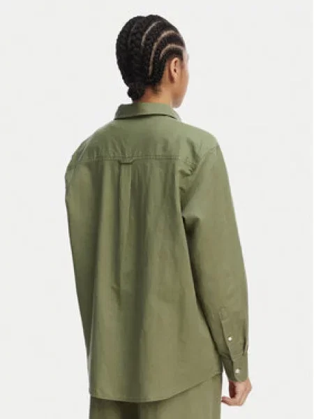 Košile Tommy Jeans zelená