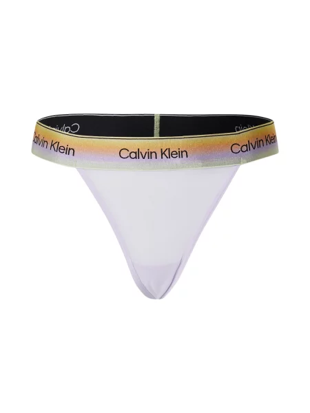 Calvin Klein Underwear Tanga galben / mov lavandă / portocaliu caisă negru