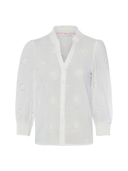 Nümph Koronkowa bluzka NUSammy Kobiety 34 biały