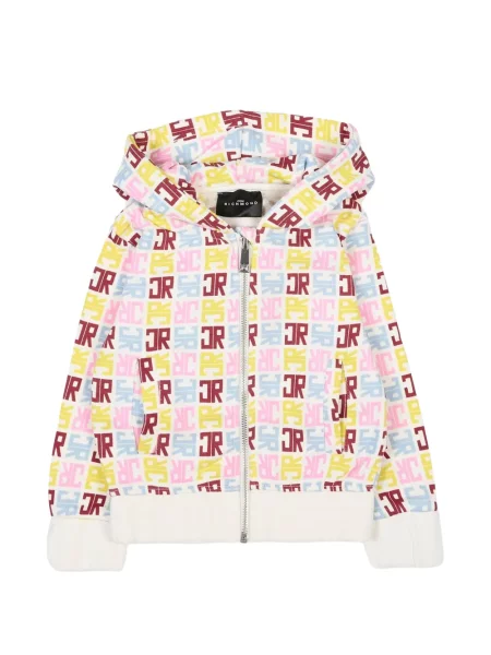 Bluza z kapturem dziecięca John Richmond biała