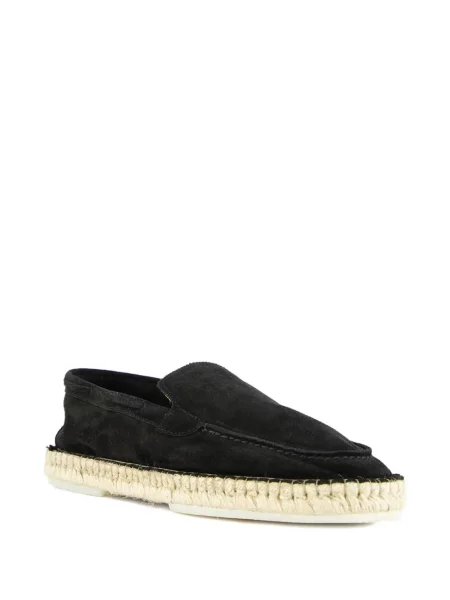 Espadrile Aurélien din piele de căprioară negru