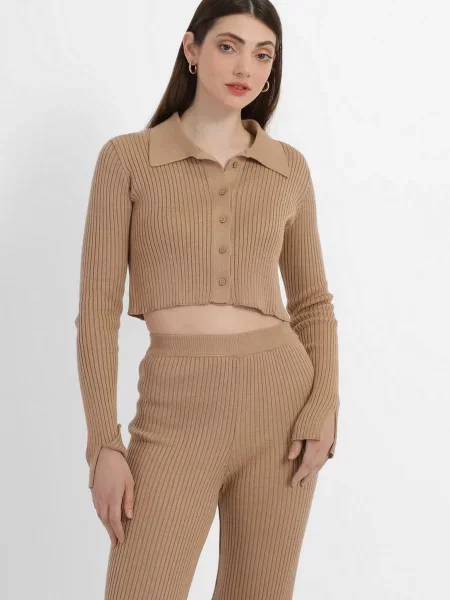 Кардиган Sewel бавовна/акрил коричневий