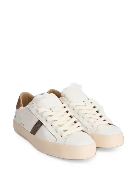 Sneakerși D.a.t.e. din piele de căprioară alb