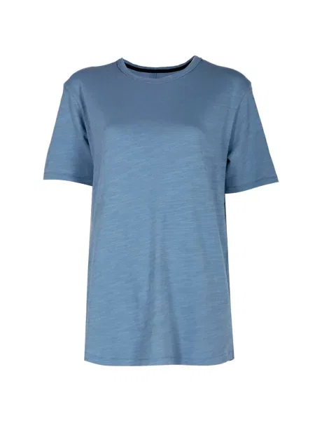 Tricou Rag & Bone cu decolteu rotund albastru