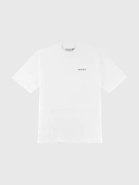Dutch'D Tricou Base' alb