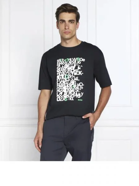 BOSS GREEN Tricou Tee 5 verde