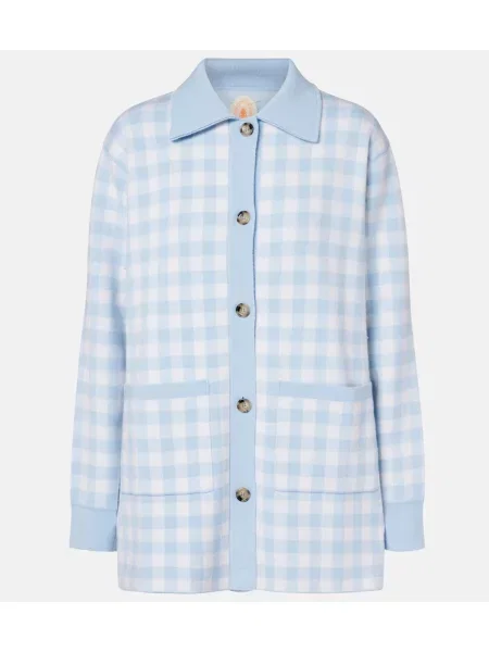 Vuneni kardigan Jardin Des Orangers plava