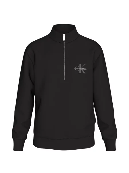 Pulover Calvin Klein cu imagine negru