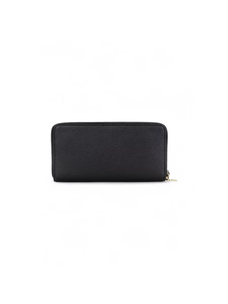 Portfel Love Moschino z logo czarny