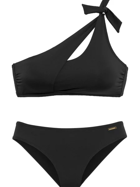 BRUNO BANANI Costum de baie două piese negru