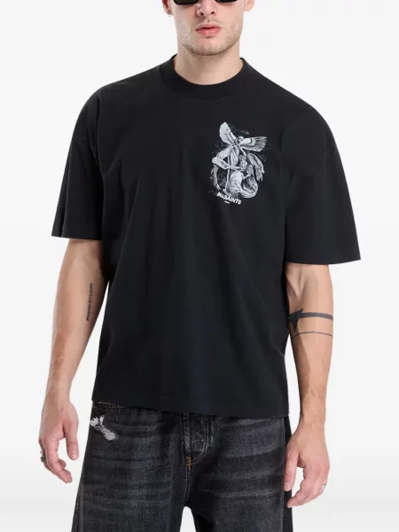Tricou Allsaints cu imagine negru