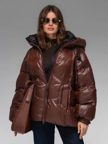 Зимова куртка VIVA WEAR коричневий