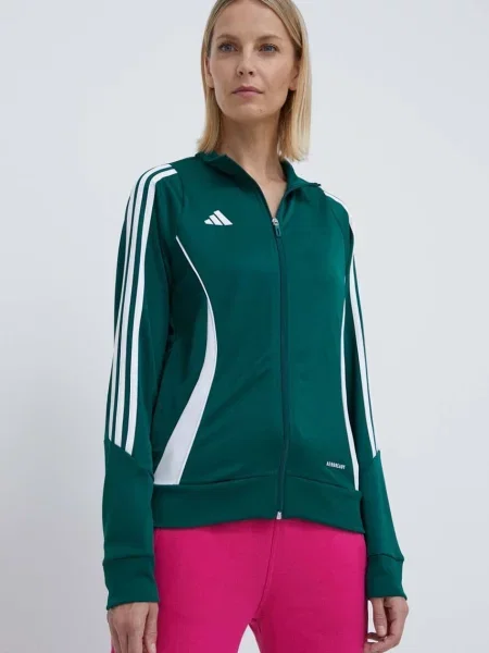 ADIDAS PERFORMANCE Jachetă de trening Tiro verde alb