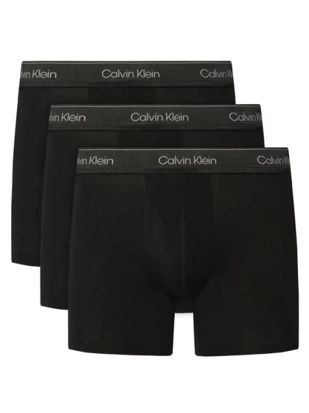 Boxerky Calvin Klein Boxer Brief 3 pairs black čierna