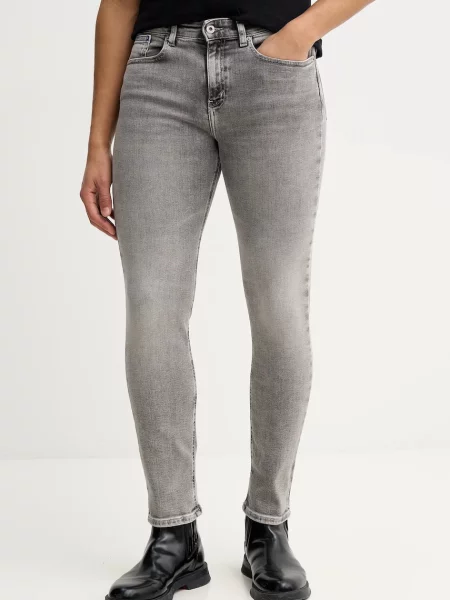 Džíny Karl Lagerfeld Jeans šedé