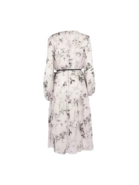 Sukienka Max Mara Studio skórzana biała