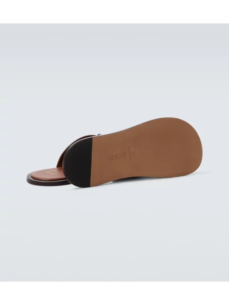 Sandale Loewe din piele maro