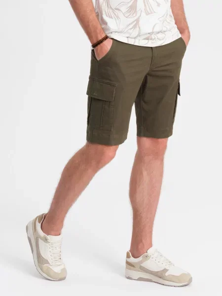 Šortky cargo Ombre zelená