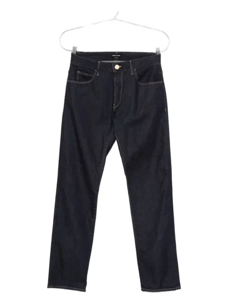 Blugi Giorgio Armani cu 5 buzunare albastru
