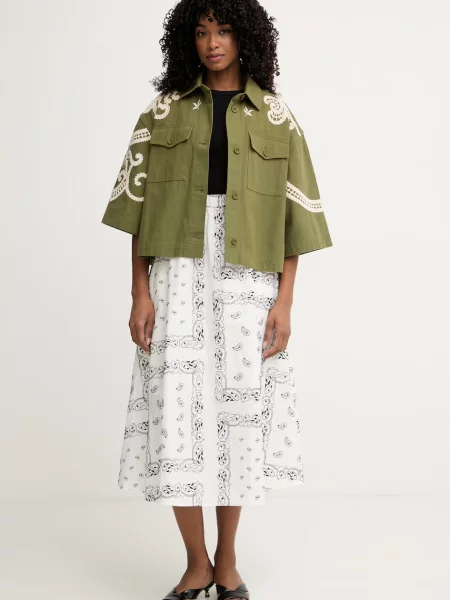 Weekend Max Mara Fustă midi Caravan alb
