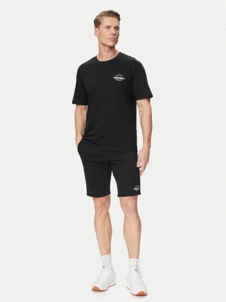 Jack & Jones Комплект тишърт и панталонки Brandon черен