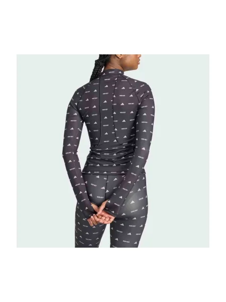 Tricou mânecă lungă Adidas negru