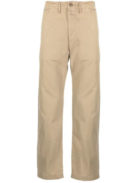 Pantaloni Ralph Lauren Rrl din țesătură twill