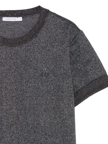 Tricou Patrizia Pepe scurt gri