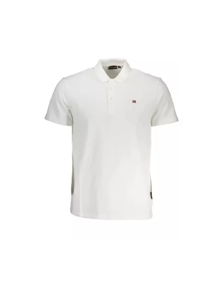Koszulka polo Napapijri Ealis brightwhite biała