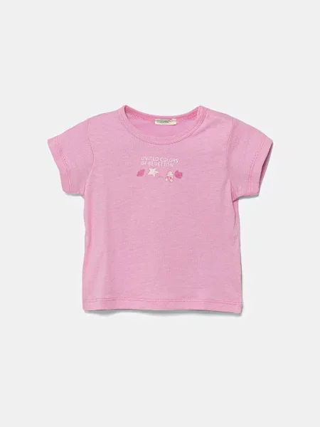 United Colors of Benetton tričko růžové