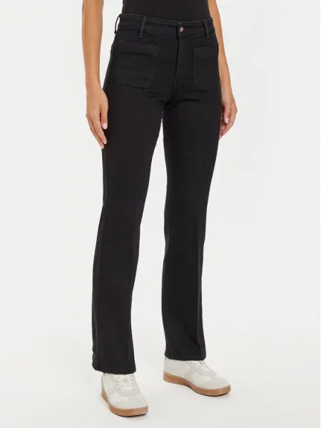 Джинсы клеш Wrangler черные