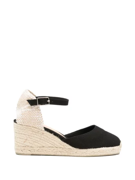 Cropp espadrile Castaner cu bretele negru