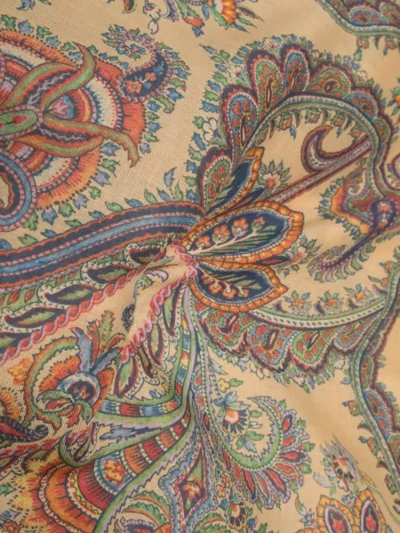 Raštuotas šalikas Etro su paisley raštu