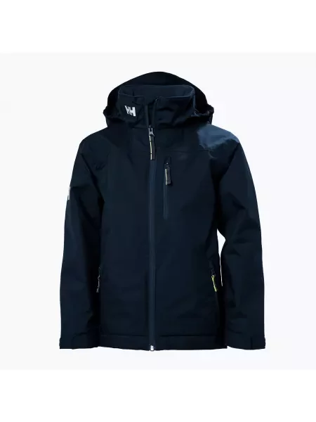 Kurtka żeglarska dziecięca Helly Hansen Crew Midlayer Sail navy granatowa