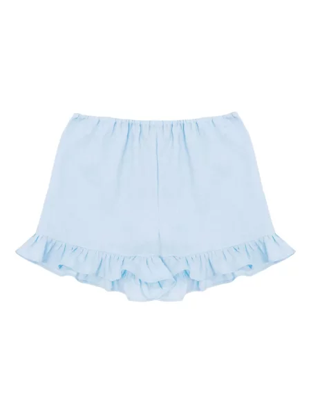 Szorty Sleeper z falbankami niebieskie